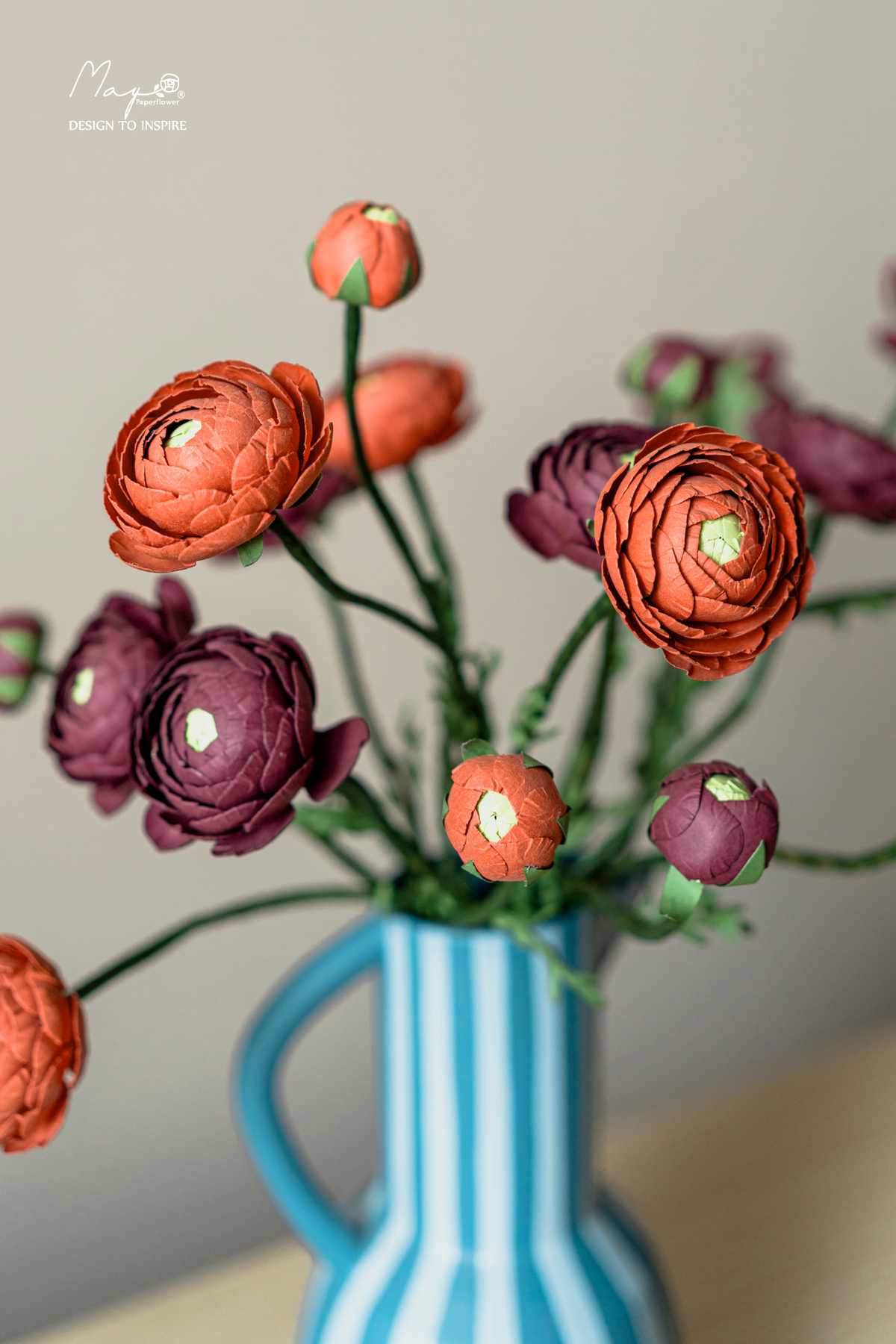 Ranunculus 3 Stems