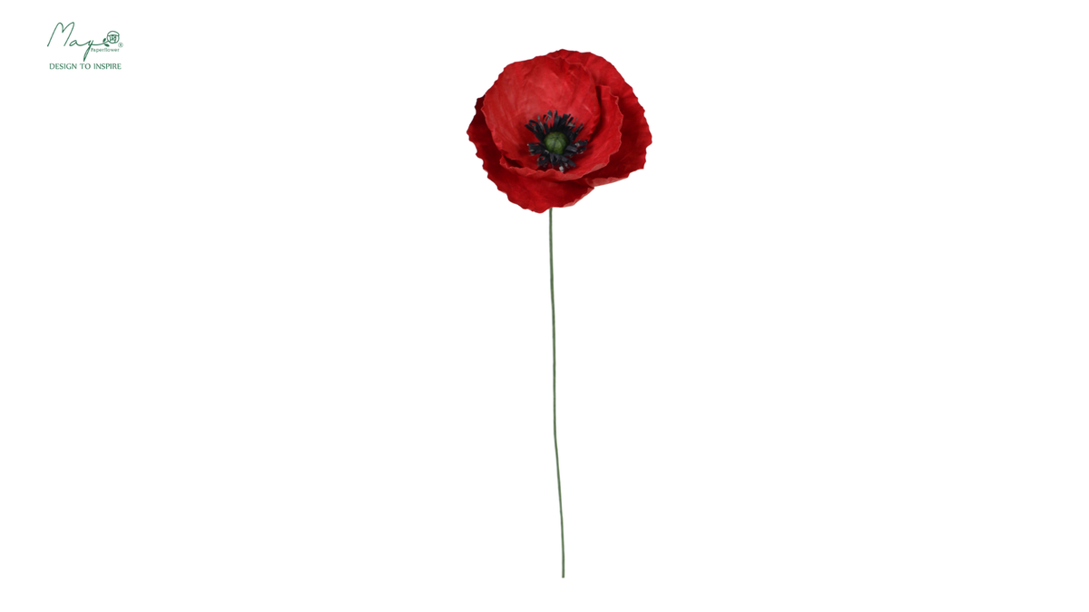French Poppy Red