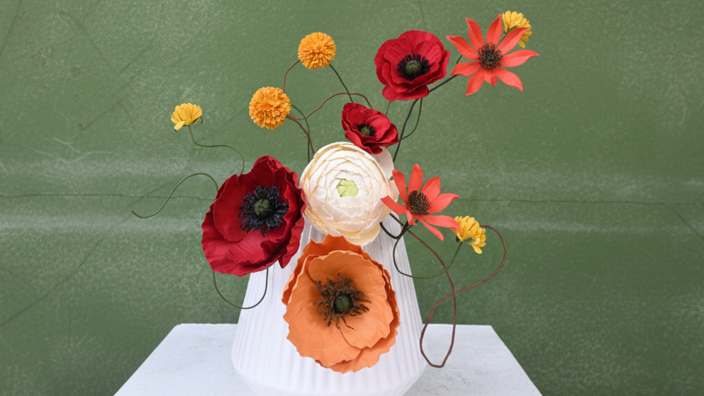 Bloemen vaas 16:9